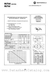 MJ7161 datasheet pdf Motorola