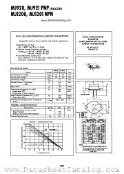 MJ920 datasheet pdf Motorola