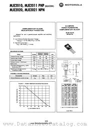 MJE2021 datasheet pdf Motorola