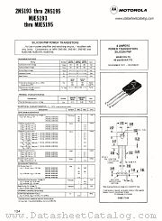 MJE5193 datasheet pdf Motorola