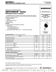MJE8503A datasheet pdf Motorola