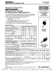 MJF18006 datasheet pdf Motorola