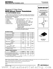 MJW16010A datasheet pdf Motorola