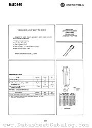MLED440 datasheet pdf Motorola