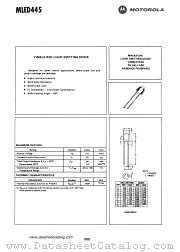 MLED445 datasheet pdf Motorola
