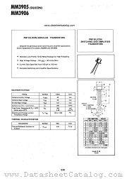 MM3905 datasheet pdf Motorola