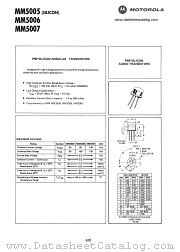 MM5006 datasheet pdf Motorola