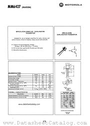MM6427 datasheet pdf Motorola