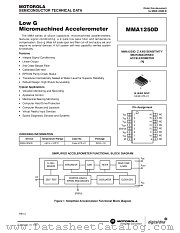 MMA1250D datasheet pdf Motorola