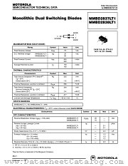 MMBD2837LT1 datasheet pdf Motorola
