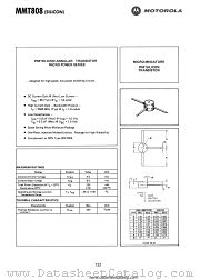 MMT808 datasheet pdf Motorola