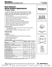 MOCD213 datasheet pdf Motorola
