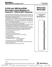 MPC2106CDG66 datasheet pdf Motorola