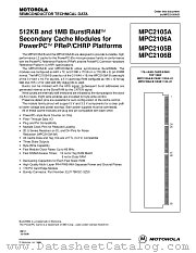 MPC2106BSG66 datasheet pdf Motorola