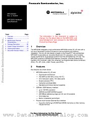 MPC5200ID datasheet pdf Motorola
