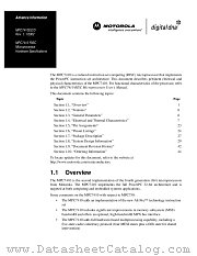 MPC7410EC datasheet pdf Motorola