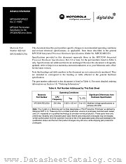 MPC8240RZUPNS datasheet pdf Motorola