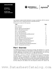 MPC860EC datasheet pdf Motorola