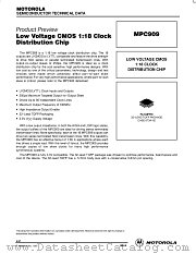 MPC909 datasheet pdf Motorola