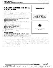 MPC9448D datasheet pdf Motorola
