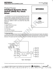 MPC9993 datasheet pdf Motorola