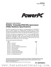MPE603EEC datasheet pdf Motorola