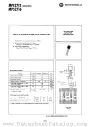 MPS2716 datasheet pdf Motorola