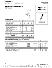 MPS4125 datasheet pdf Motorola