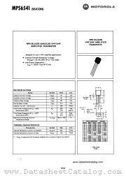 MPS6541 datasheet pdf Motorola
