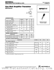 MPS6717 datasheet pdf Motorola