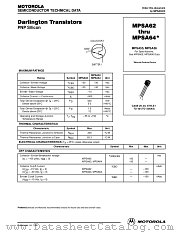 MPSA62 datasheet pdf Motorola