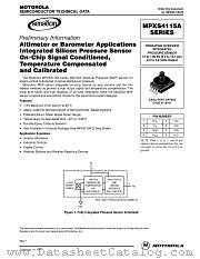 MPXS4115AC6U datasheet pdf Motorola