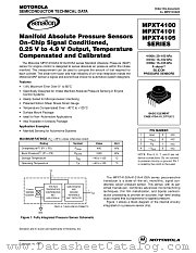 MPXT4100 datasheet pdf Motorola
