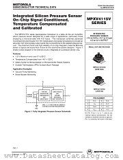 MPXV4115V datasheet pdf Motorola