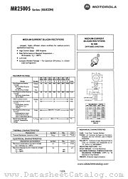 MR2501S datasheet pdf Motorola