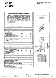 MR2525 datasheet pdf Motorola