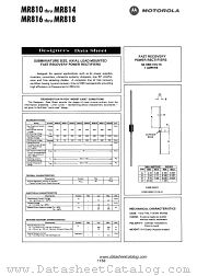 MR818 datasheet pdf Motorola