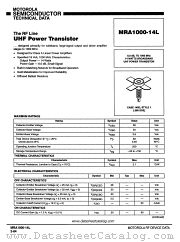 MRA1000-14L datasheet pdf Motorola