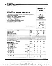 MRA1417-11 datasheet pdf Motorola