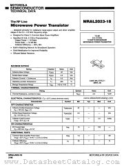 MRAL2023-18 datasheet pdf Motorola