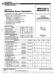 MRAL2327-3 datasheet pdf Motorola