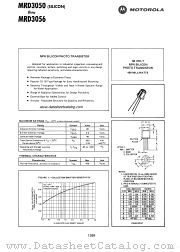 MRD3052 datasheet pdf Motorola