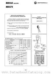 MRD370 datasheet pdf Motorola