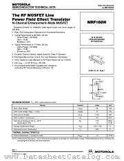 MRF166W datasheet pdf Motorola