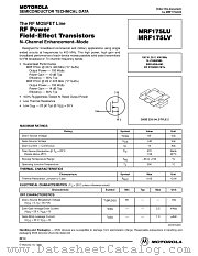 MRF175LV datasheet pdf Motorola