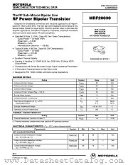 MRF20030 datasheet pdf Motorola