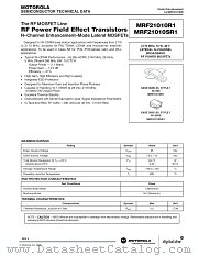 MRF21010 datasheet pdf Motorola