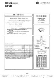 MRF619 datasheet pdf Motorola