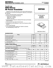 MRF898 datasheet pdf Motorola