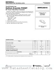 MRFG35010 datasheet pdf Motorola
